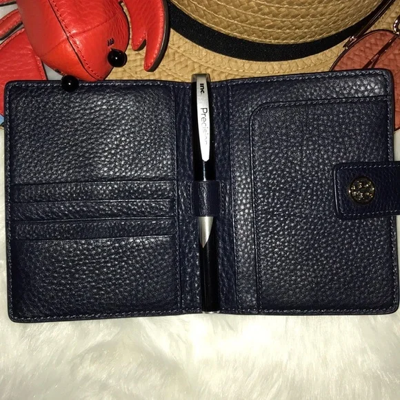 Tory Burch Navy Passport holder - Picture 2 of 5